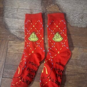 Dr. Seuss Red Grinch Casual Socks